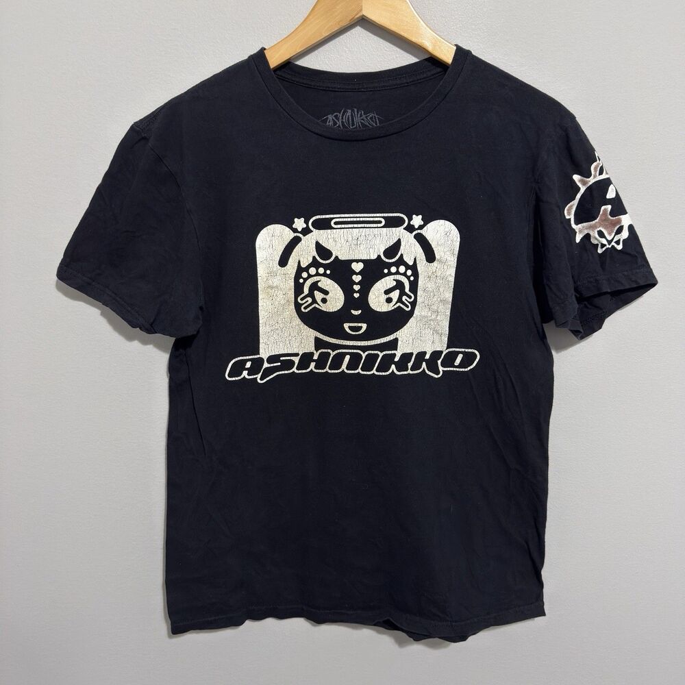 Ashnikko Shirt Tour Black Cyber Goth Y2K Anime Size Medium